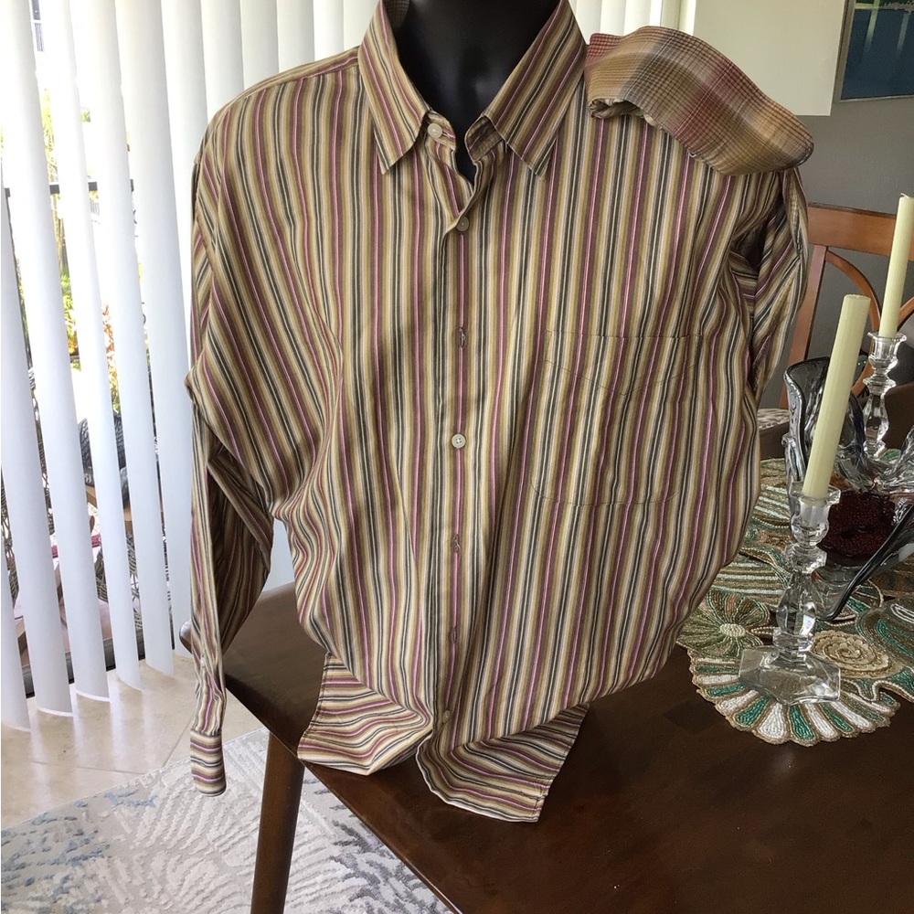Alan Fusser men’s long sleeved dress shirt. XL